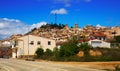 General view of Calaceite. Aragon Royalty Free Stock Photo