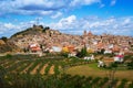 General view of Calaceite. Province of Teruel Royalty Free Stock Photo