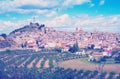 General view of Calaceite. Province of Teruel Royalty Free Stock Photo