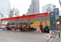 General view of Caltex petroleum station. Royalty Free Stock Photo