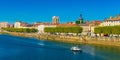General view of Chalon-sur-Saone, France Royalty Free Stock Photo