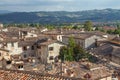 General view of the city of Gubbio. Umbria. Italy Royalty Free Stock Photo