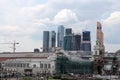 General view of the city Moscow