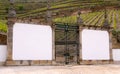General view of the famous sloped Douro vineyards - Quinta do Seixo Royalty Free Stock Photo