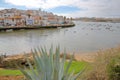 General view of Ferragudo fishing village with colorful houses, Algarve Royalty Free Stock Photo