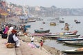 General View of Ghats and the Ganges River in Varanasi, Uttar Pr