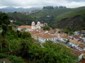 A general view of the city of Ouro Preto.