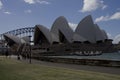 General view of the Iconic Sydney Opera House. Sydney Opera House contains the Opera House but also restaurants and bars.