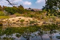 General view of the Isui-en Park in Nara Royalty Free Stock Photo