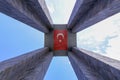 General view of the Martyrs Monument in Ãâ¡anakkale Royalty Free Stock Photo