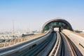 General view of the metro Dubai