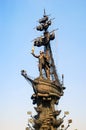 General view of the monument to Peter the Great