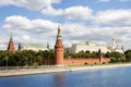 General view at Moscow kremlin in Russia