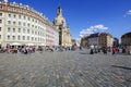 General view of the New Market Square, Dresden