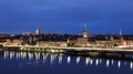 General view of Old Town Gamla Stan in Stockholm, Sweden Royalty Free Stock Photo