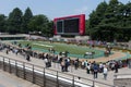 Parade Ring at Tokyo Racecourse, Japan