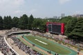 Parade Ring at Tokyo Racecourse, Japan