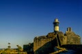 General view on the Portuguese fort in the Diu town Vintage Lighthouse,Diu Union territory