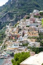 General view of Positano Town in Naples, Italy Royalty Free Stock Photo