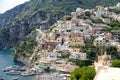 General view of Positano Town in Naples, Italy Royalty Free Stock Photo