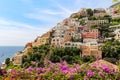 General view of Positano Town in Naples, Italy Royalty Free Stock Photo