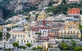 General view of Positano Town in Naples, Italy Royalty Free Stock Photo