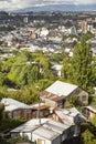 General view of the Puerto Montt port city, Chile Royalty Free Stock Photo