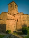 General view of Saint Mary`s church clocktower Royalty Free Stock Photo