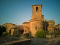 General view of Saint Mary`s church clocktower Royalty Free Stock Photo