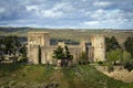 General view of the San Servando castle in Toledo, Castila la Mancha, Spain