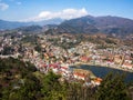 General View of Sapa Town, Lao Cai District, Vietnam Royalty Free Stock Photo