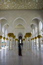 General view of Sheikh Zayed Mosque in Abu Dhabi, United Arab Em