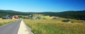 General view to Jizerka settlement Royalty Free Stock Photo