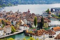 General view towards Old City, Lucerne