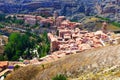 General view of town at Aragon in summer Royalty Free Stock Photo