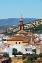 Church and village, Algodonales, Spain.