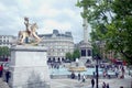 General view from Trafalgar Square