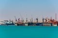 Walvis Bay, Namibia, general view of the commercial port