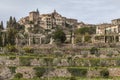 General village view of Valldemossa, Majorca island,Spain. Royalty Free Stock Photo