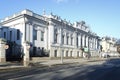 General Yermolov mansion in Prechistenka street, center of Moscow. Sunny winter view.