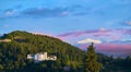 Generalife of Alahambra sunset in Granada