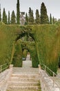 Generalife gardens, Granada, Spain Royalty Free Stock Photo