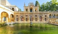 Generalife gardens and palace inside the Alhambra in Granada, Spain Royalty Free Stock Photo