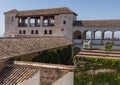 Generalife Palace in the Granada`s Alhambra Complex, Andalusia, Spain. Royalty Free Stock Photo