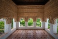 Generalife Palace Lookout at Generalife Gardens of Alhambra - Granada, Andalusia, Spain Royalty Free Stock Photo