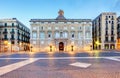 Generalitat of Catalonia Palace in Barcelona, Sant Jaume square Royalty Free Stock Photo