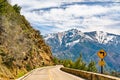 Generals Hwy within Sequoia National Park in California