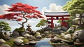 A Tranquil Japanese Garden Oasis