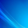 Blue Gradient Corporate Waves Royalty Free Stock Photo