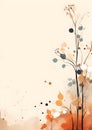 Abstract autumn Lace background. Invitation and celebration card. Royalty Free Stock Photo
